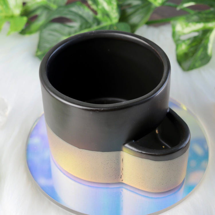 Ceramic Smudge Pot – For Burning Sage Bundles & Palo Santo Stick - Altar Supplies for Energy Cleansing and House Blessing