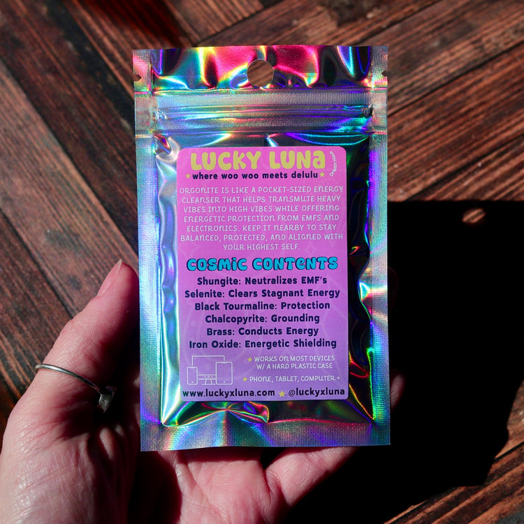 Activation Vibration Limited Edition Orgonite Cell Phone Sticker for EMF Protection