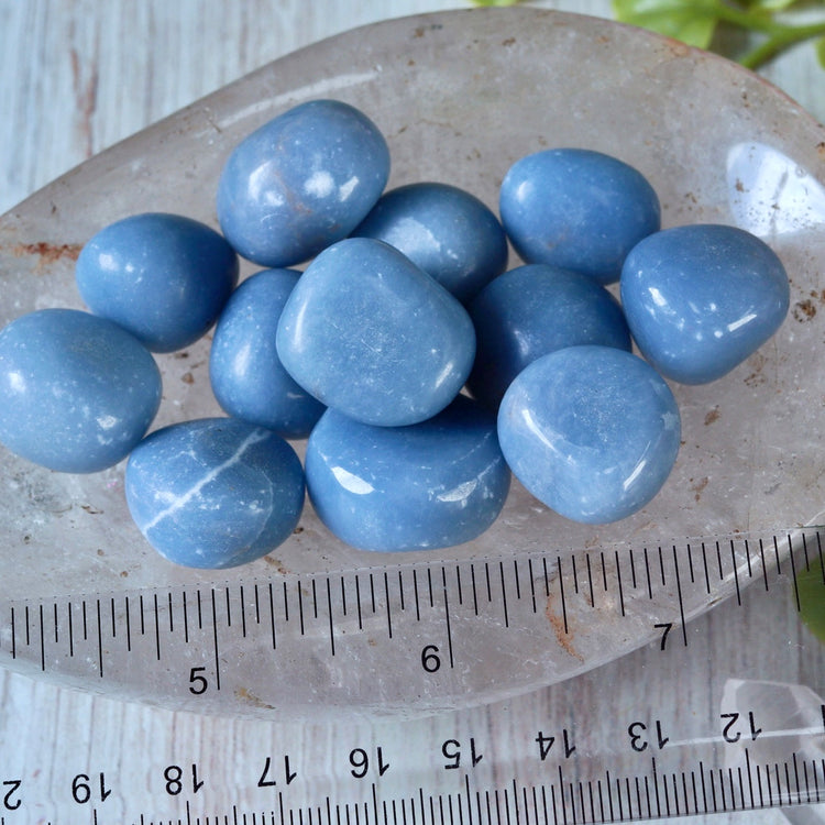 Angelite Tumbled Pocket Crystal