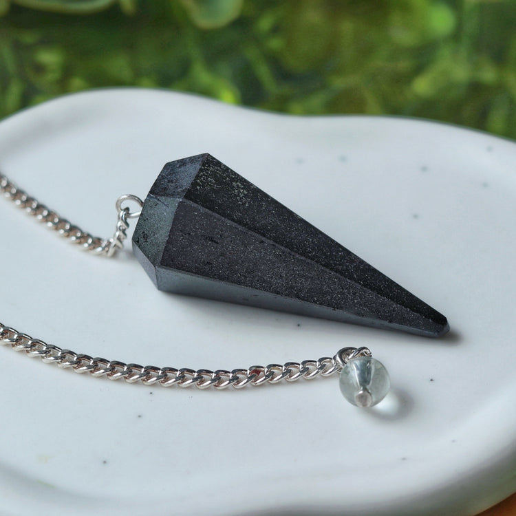 Black Tourmaline Pendulum for Chakra & Energy Balancing - Powerful Protection, Healing Guidance, Energetic System Harmonizer