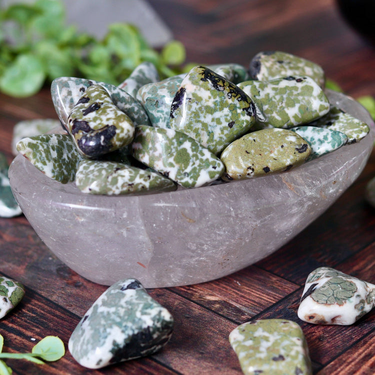 Camouflage Jasper Tumbled Pocket Crystal