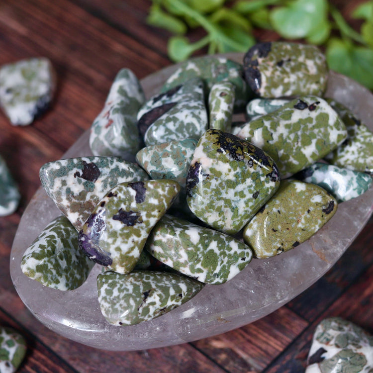 Camouflage Jasper Tumbled Pocket Crystal