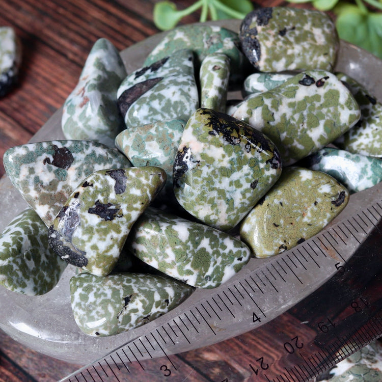 Camouflage Jasper Tumbled Pocket Crystal