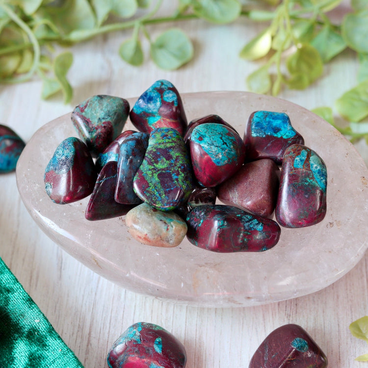 Chrysocolla Tumbled Pocket Crystal