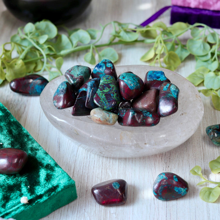 Chrysocolla Tumbled Pocket Crystal