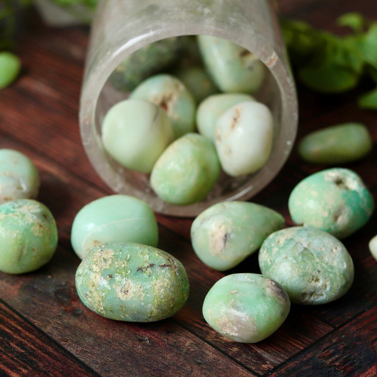 Chrysoprase Tumbled Pocket Crystal