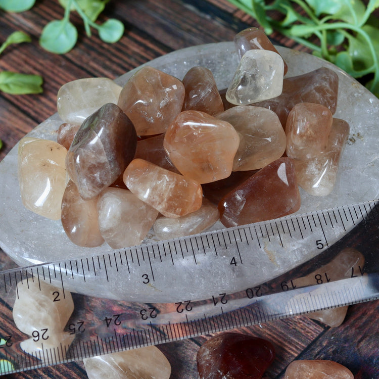 Natural Citrine Tumble Pocket Crystal