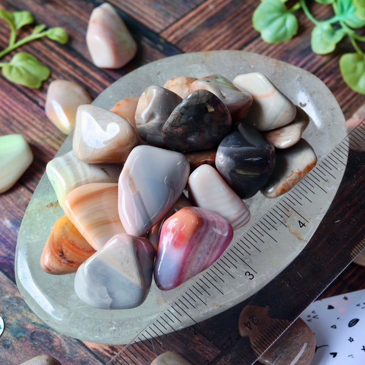 Crop Circle Stone (Flint) Tumbled Pocket Crystal