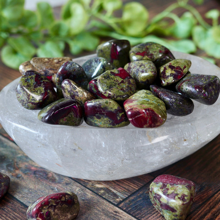 Dragons Blood Jasper Tumbled Pocket Crystal