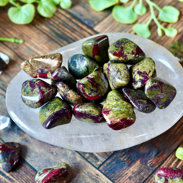 Dragons Blood Jasper Tumbled Pocket Crystal