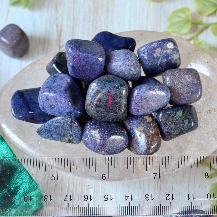 Dumortierite Tumble Pocket Crystal