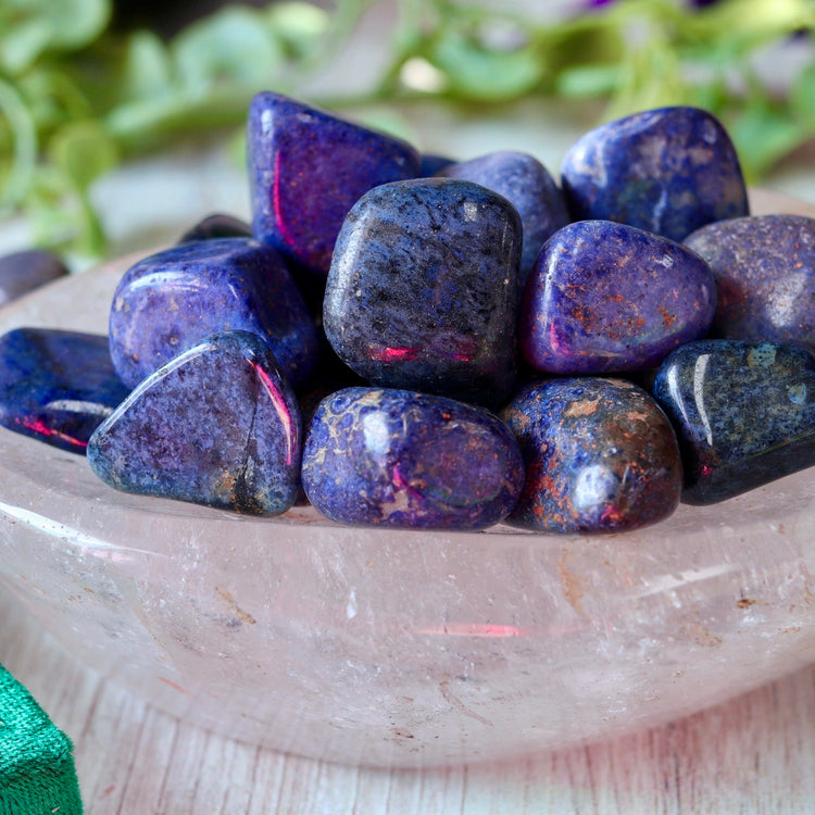 Dumortierite Tumble Pocket Crystal