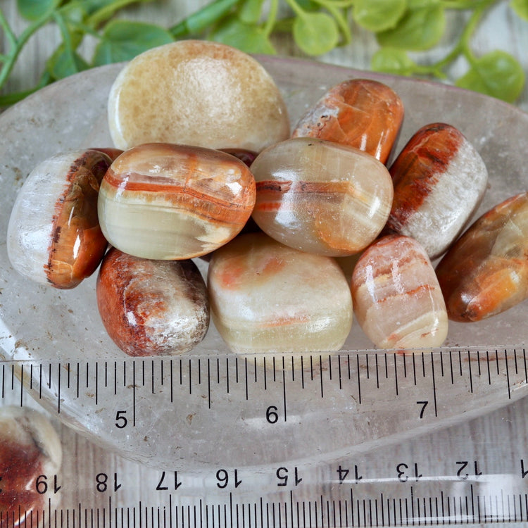 Green Calcite Tumble Pocket Crystal