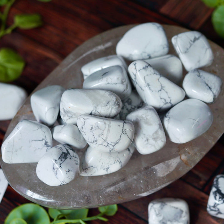 Howlite Tumbled Pocket Crystal