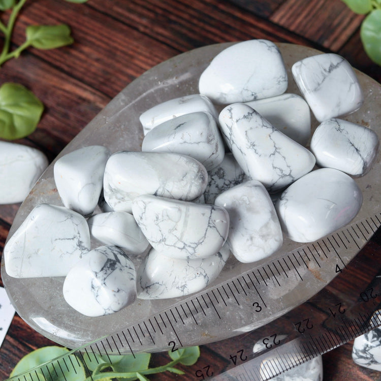 Howlite Tumbled Pocket Crystal
