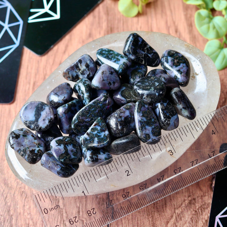 Indigo Gabbro Tumble Pocket Crystal