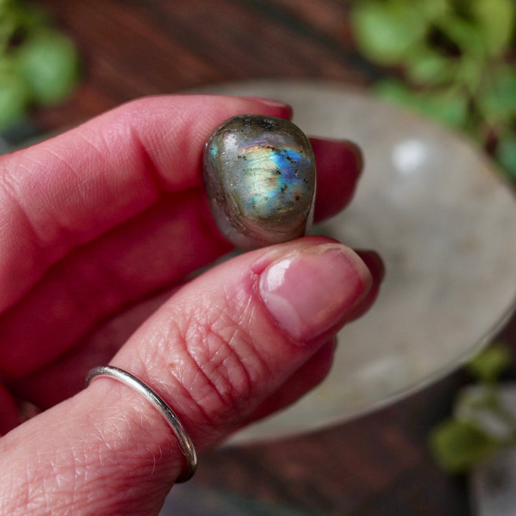 Labradorite Tumble Pocket Crystal