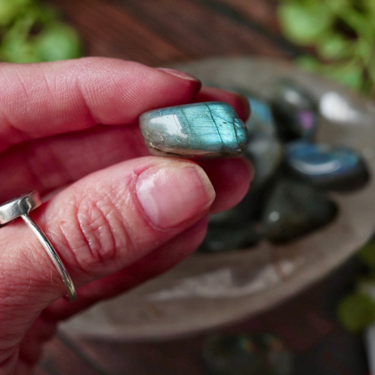 Labradorite Tumble Pocket Crystal