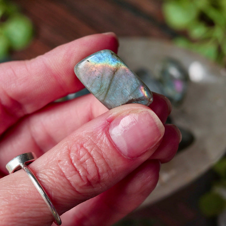 Labradorite Tumble Pocket Crystal
