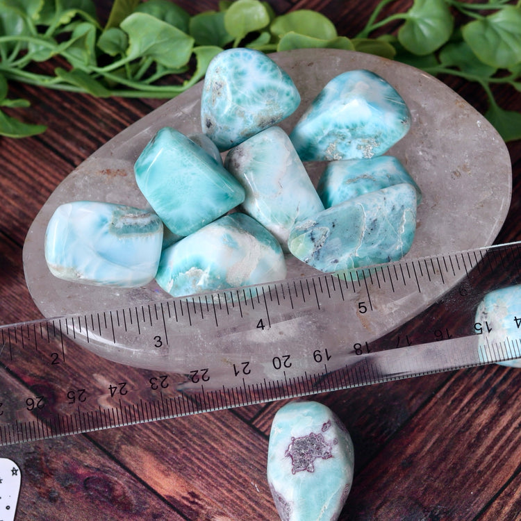 Larimar Tumbled Stone Pocket Crystal