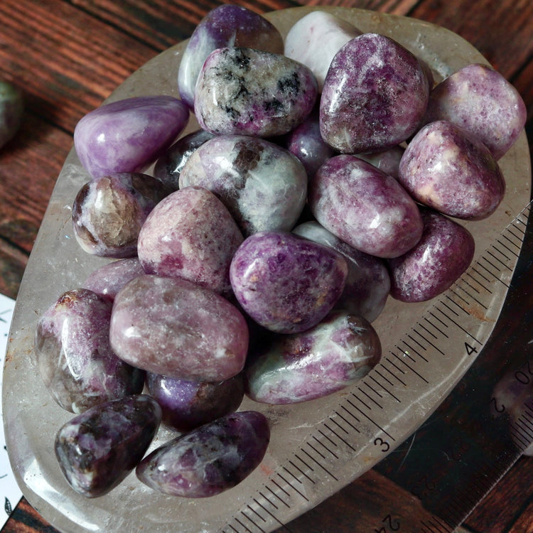 Lepidolite Tumbled Pocket Crystal