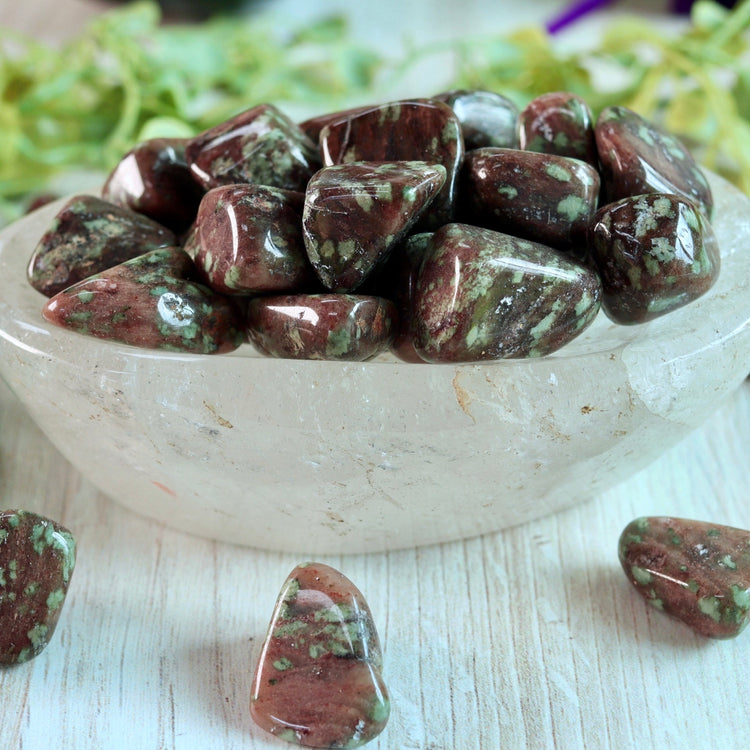 Nundoorite Polished Tumbled Pocket Stone Crystal