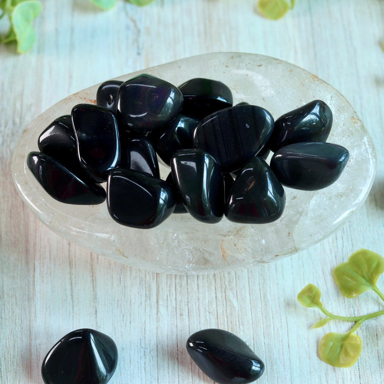 Rainbow Obsidian Tumble Pocket Crystal