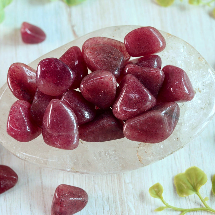 Red Aventurine Polished Tumbled Pocket Crystal