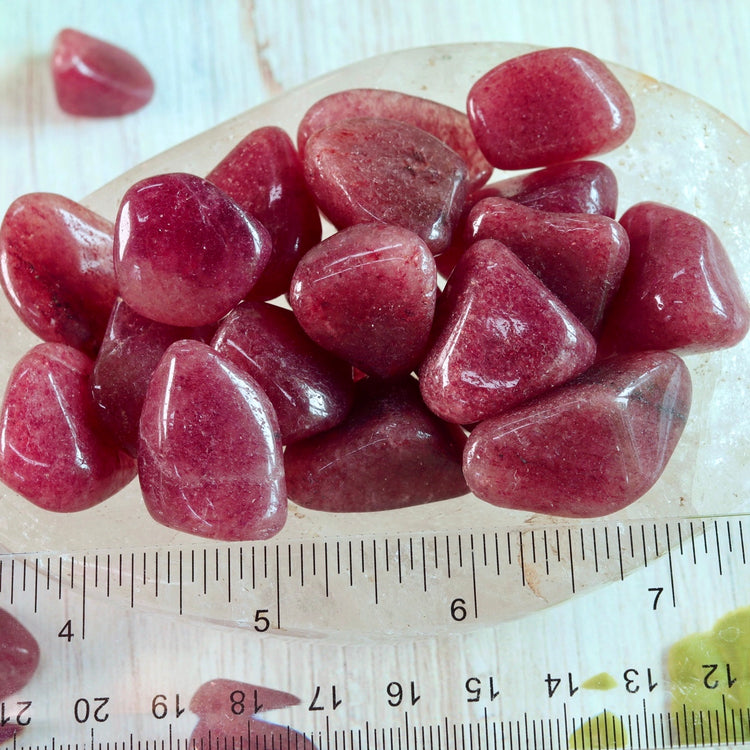 Red Aventurine Polished Tumbled Pocket Crystal