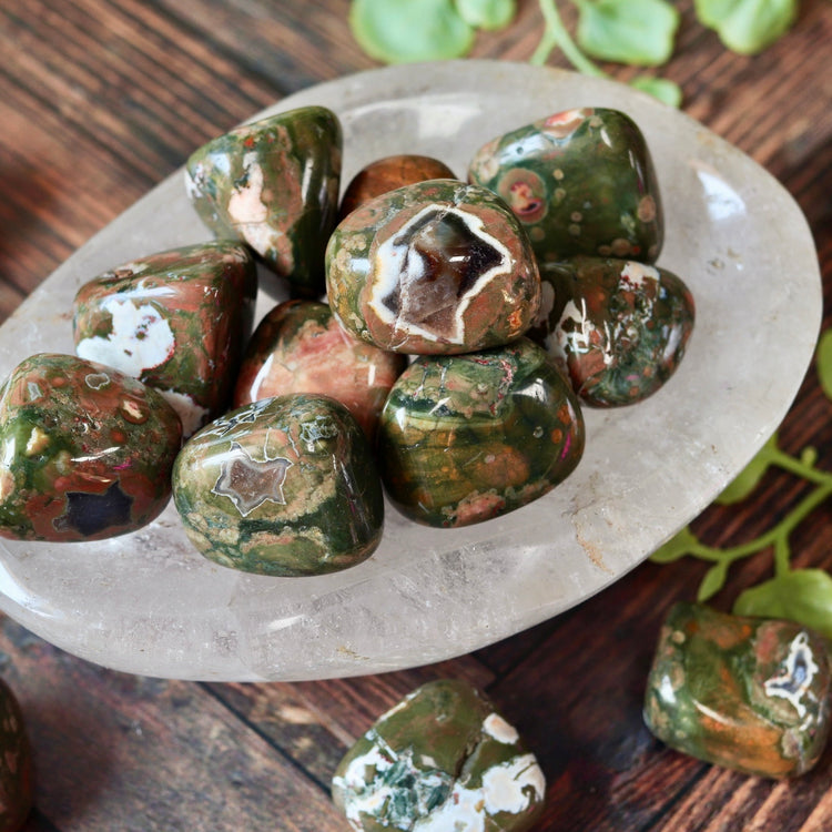 Rhyolite Polished Tumbled Pocket Crystal