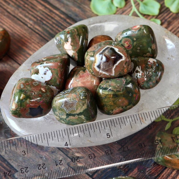 Rhyolite Polished Tumbled Pocket Crystal