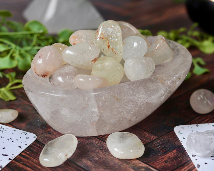 Silver Topaz Tumbled Pocket Crystal