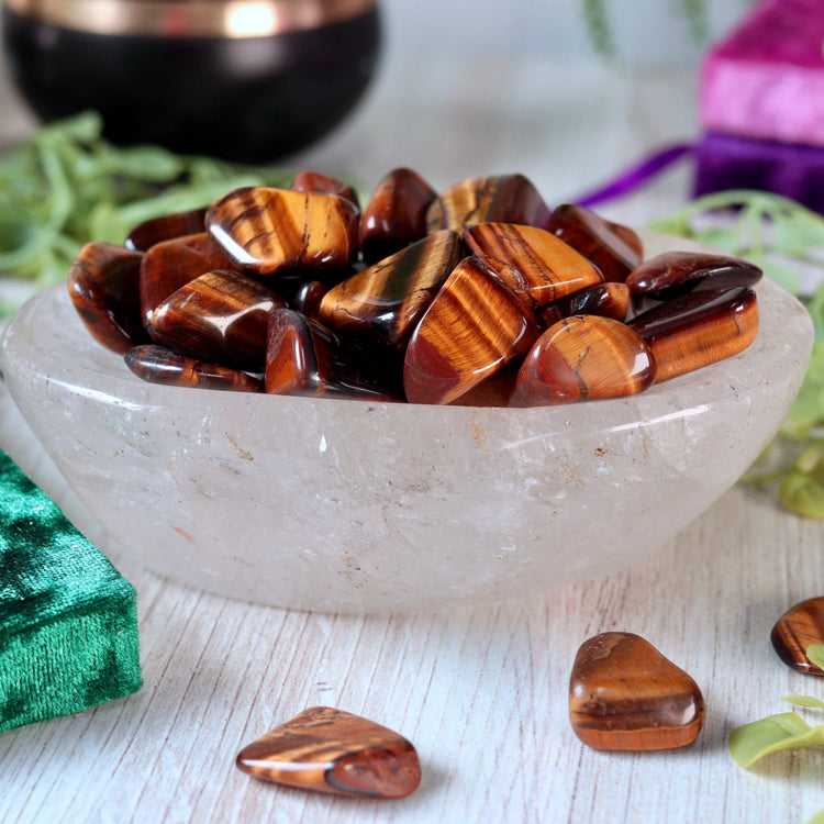 Tigers Eye Tumbled Pocket Crystal
