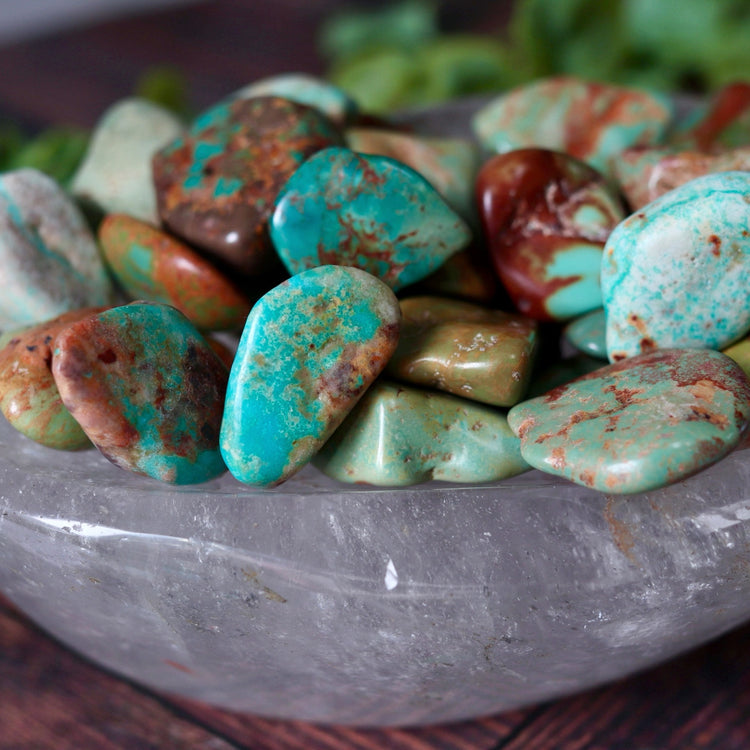 Turquoise Tumbled Pocket Crystal