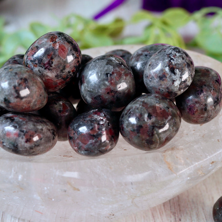 Yooperlite (Flame Stone) Tumbled Pocket Crystal