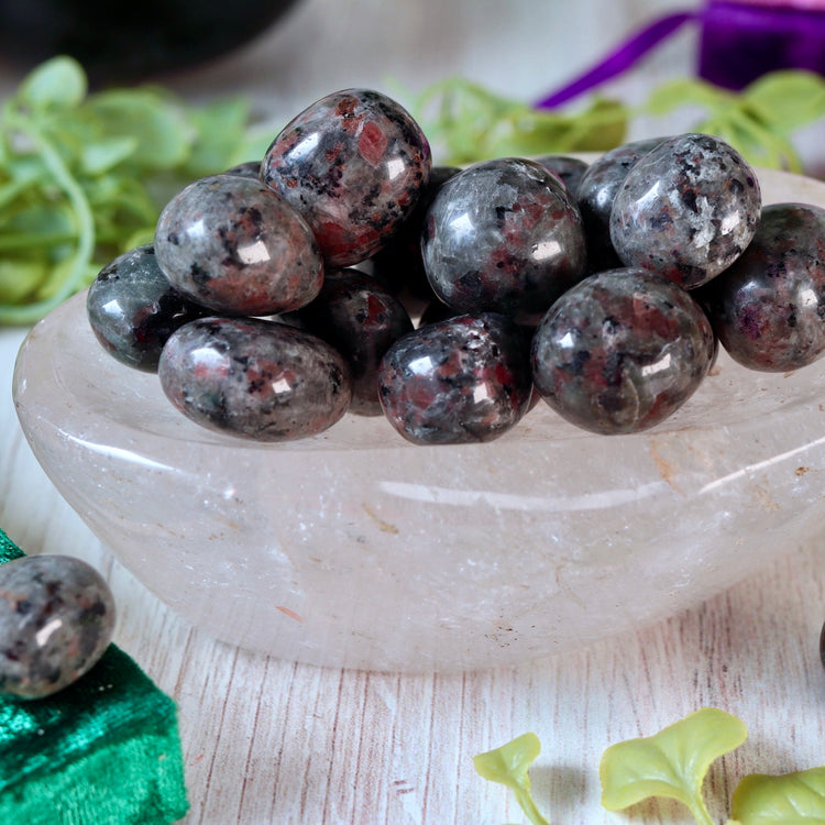 Yooperlite (Flame Stone) Tumbled Pocket Crystal