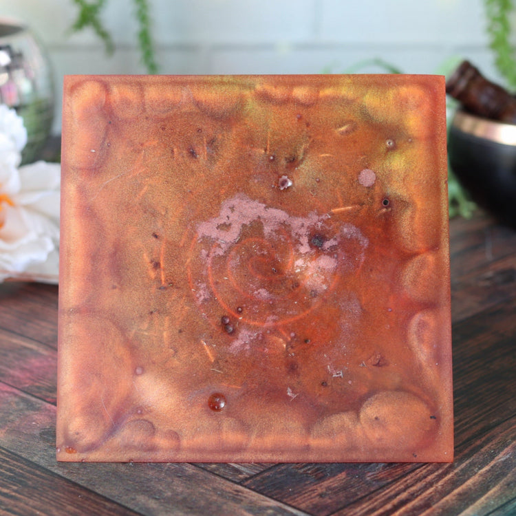 Healing Orgonite Pyramid: 30+ Crystals, EMF Protection, Reiki Tool