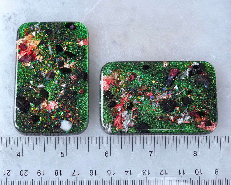 Orgonite EMF Blocker: Shungite, Selenite & Tourmaline Cell Phone Accessory