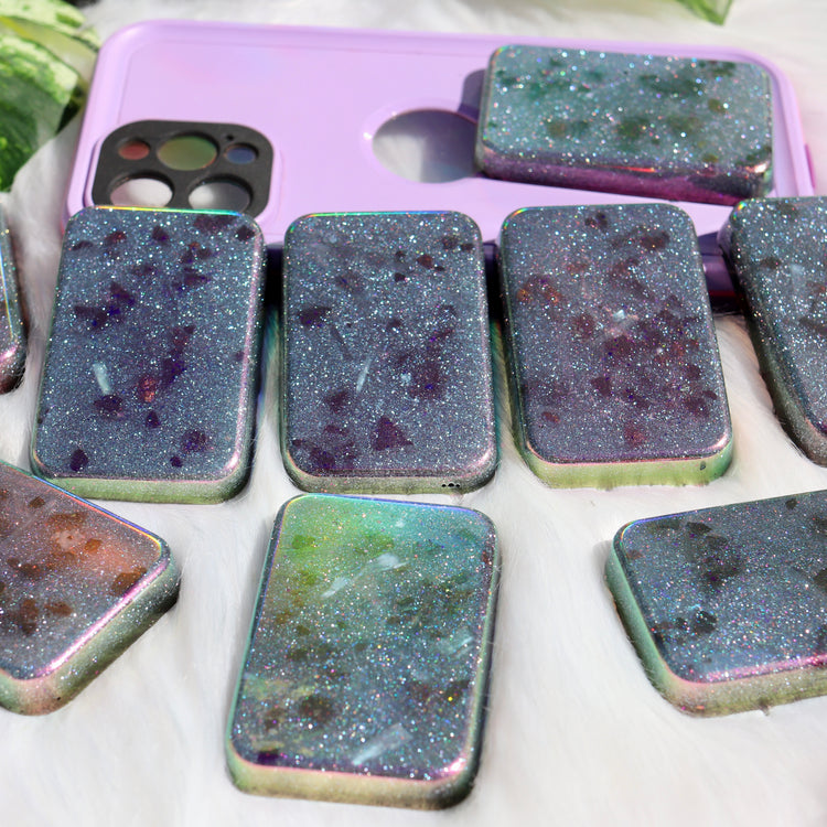 Orgonite EMF Blocker: Shungite, Selenite & Tourmaline Cell Phone Accessory (Copy)