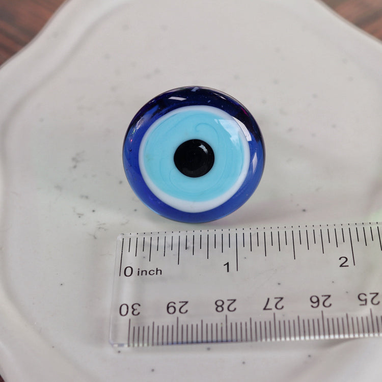 Glass Evil Eye Car Vent Clip: Protection & Positive Energy