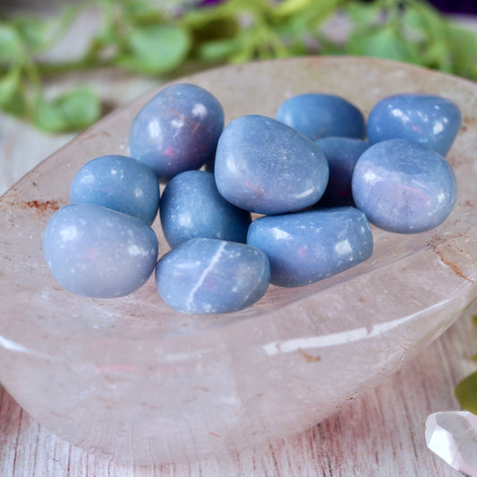 Angelite Tumbled Pocket Crystal