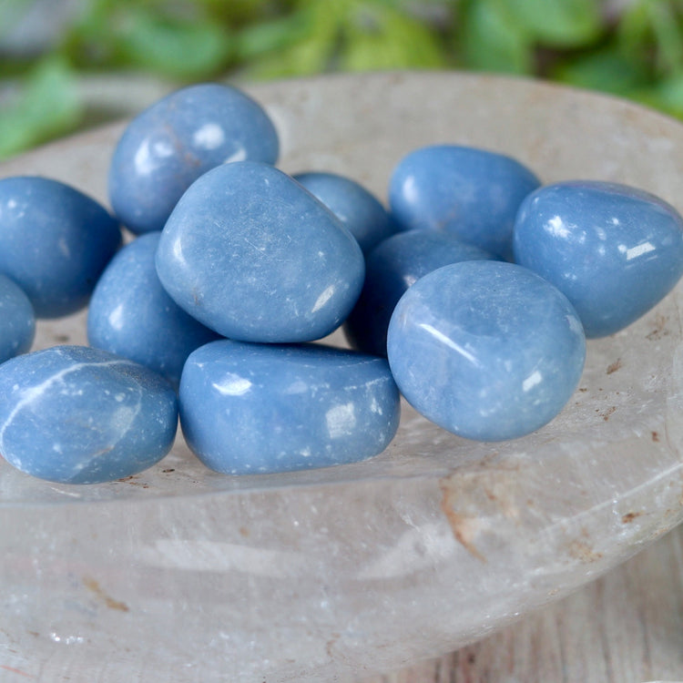 Angelite Tumbled Pocket Crystal