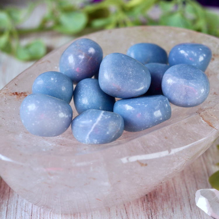 Angelite Tumbled Pocket Crystal