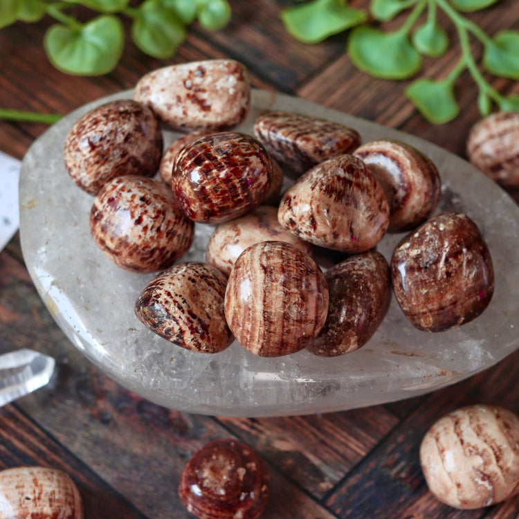 Aragonite Polished Tumbled Pocket Crystal