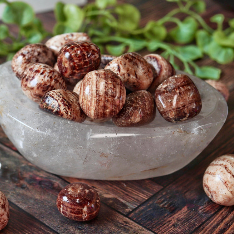 Aragonite Polished Tumbled Pocket Crystal