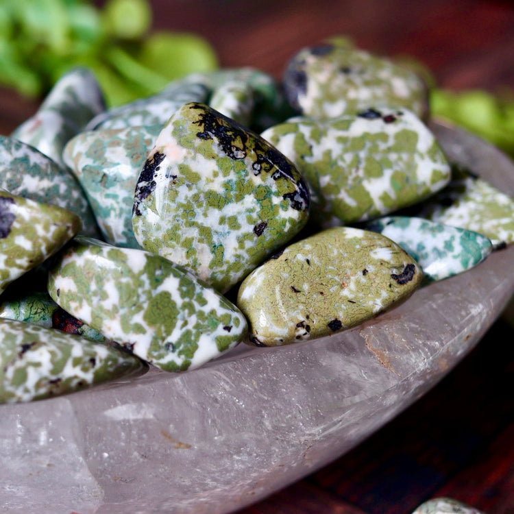 Camouflage Jasper Tumbled Pocket Crystal