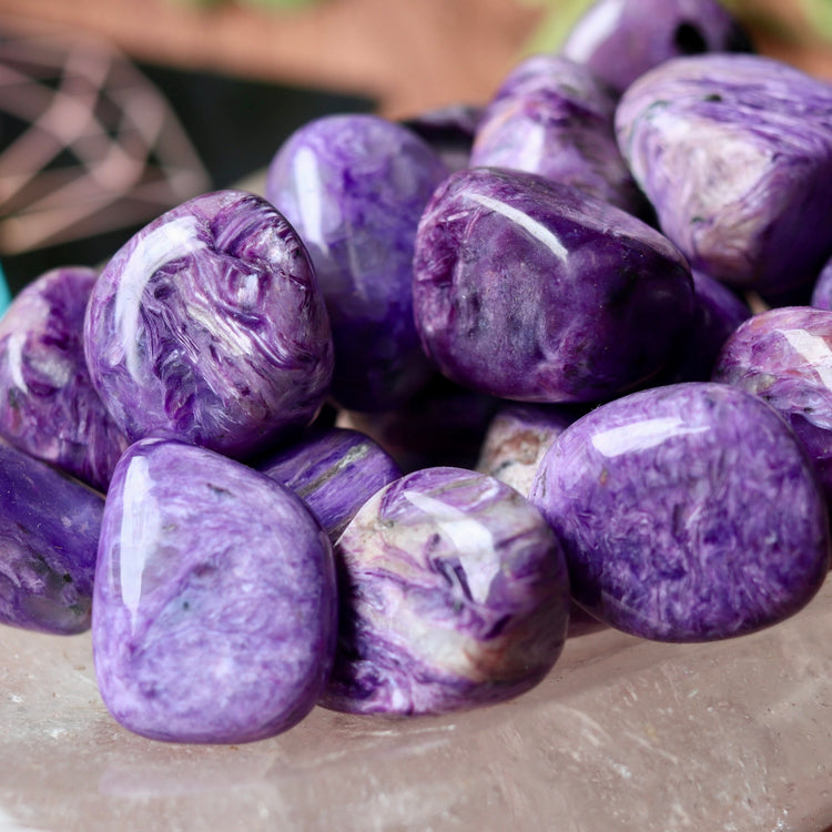 Charoite Tumbled Polished Pocket Crystal