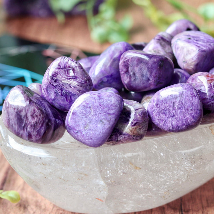 Charoite Tumbled Polished Pocket Crystal