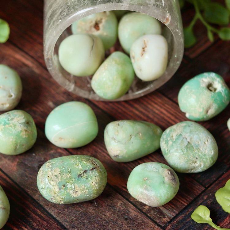 Chrysoprase Tumbled Pocket Crystal