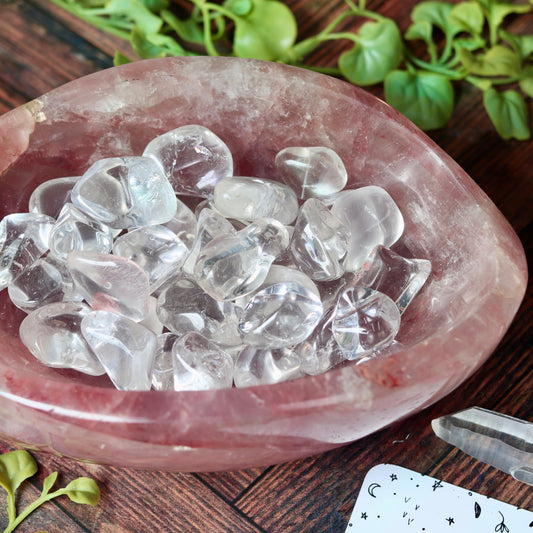 Clear Quartz Tumble Pocket Crystal